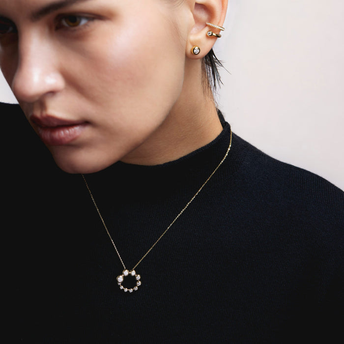 Dream Solitaire Stud Earrings
