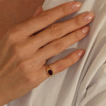 Jackson Pink Tourmaline Pinky Ring