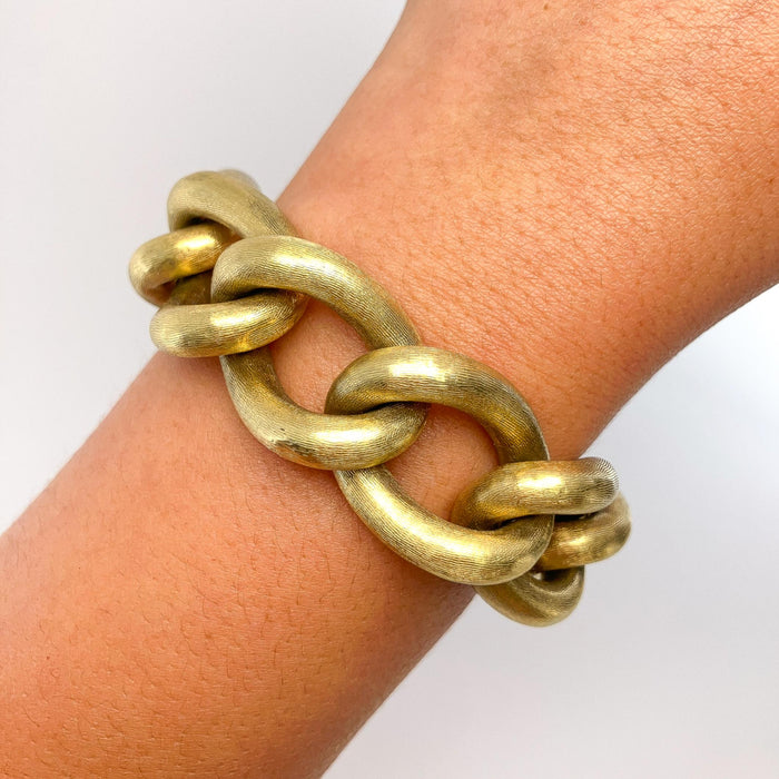 Textured Curblink Bracelet