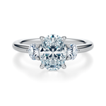 Elizabeth Three-Stone Diamond Engagement Ring Setting