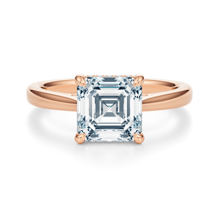 Madison Hidden Halo Engagement Ring Setting