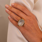 David Webb Crystal Pool Statement Ring