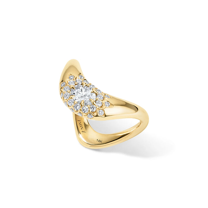 Petite ZAHA Vintage Halo Diamond