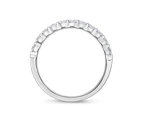 0.51tcw Serena Half Eternity Band Image 2