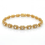 Double Halo Diamond Bracelet