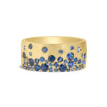 Scattered Sapphire Cigar Band