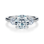 Elizabeth Three-Stone Diamond Engagement Ring Setting
