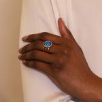 Black Opal Ring