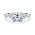 Petite Elizabeth Pavé Engagement Ring Setting