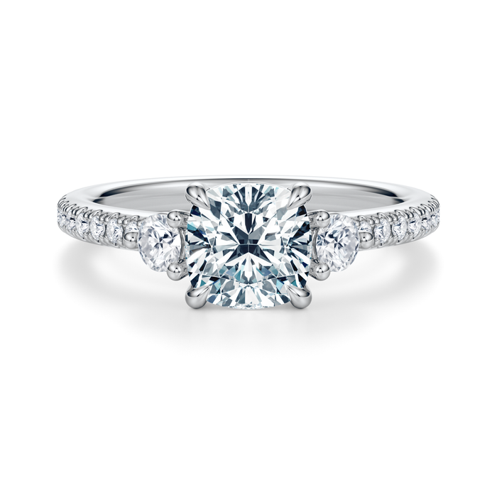 Petite Elizabeth Pavé Engagement Ring Setting