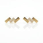 Geometric Diamond Earrings