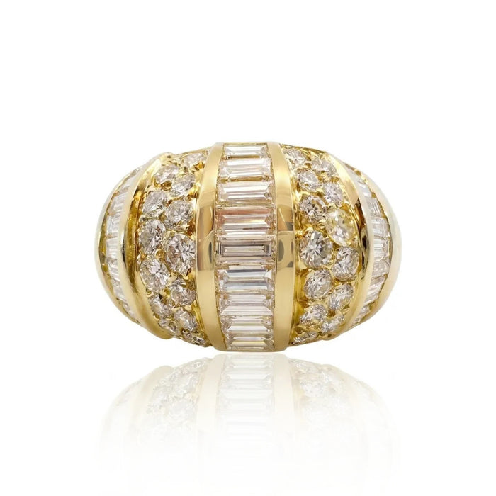 Diamond Dome Statement Ring