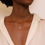 Small Letter 'S' Diamond Charm