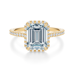 Essex Pavé Halo Engagement Ring Setting