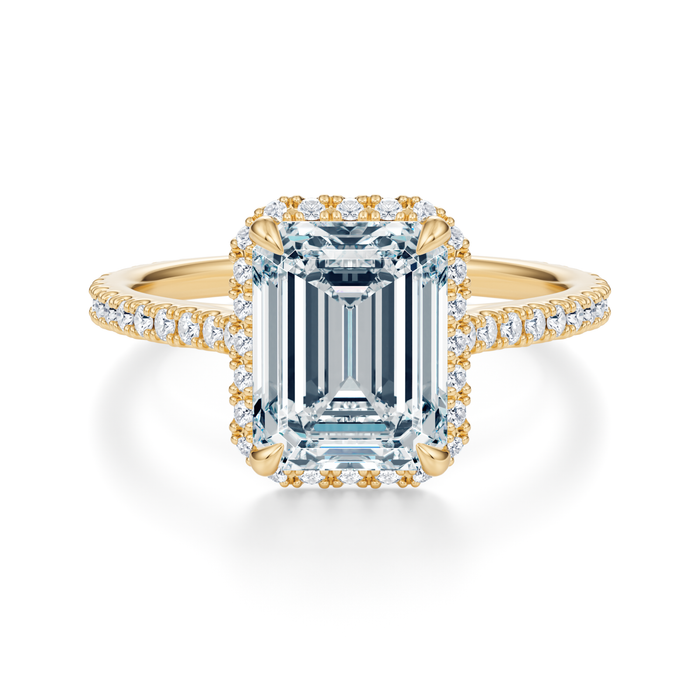 Essex Pavé Halo Engagement Ring Setting