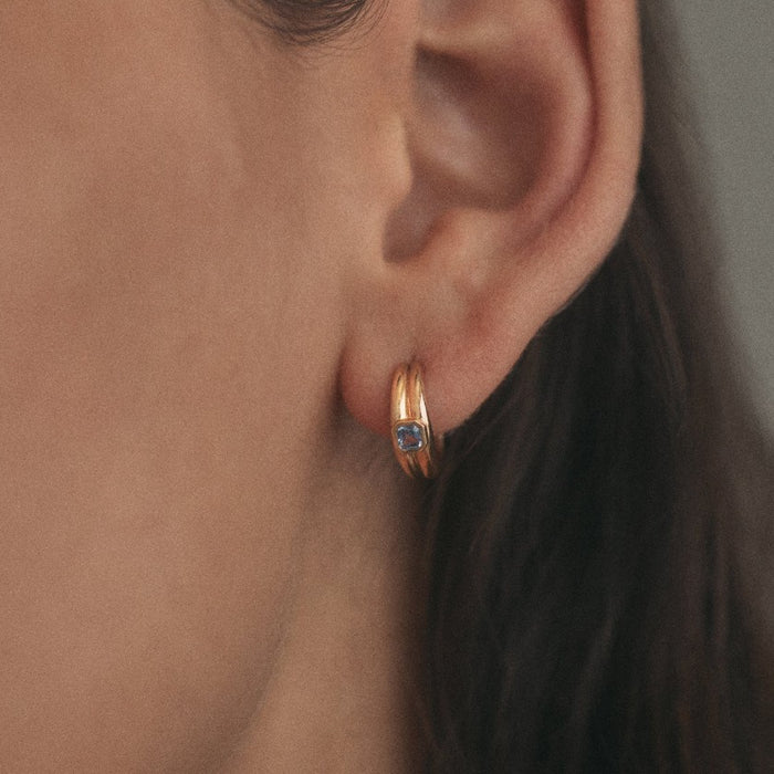 Sapphire Ridge Hoop