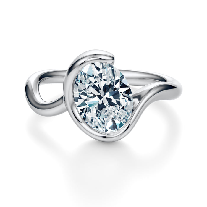 Canal Engagement Ring Setting