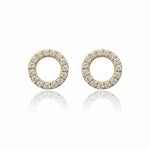 Petite Circle Stud Earrings