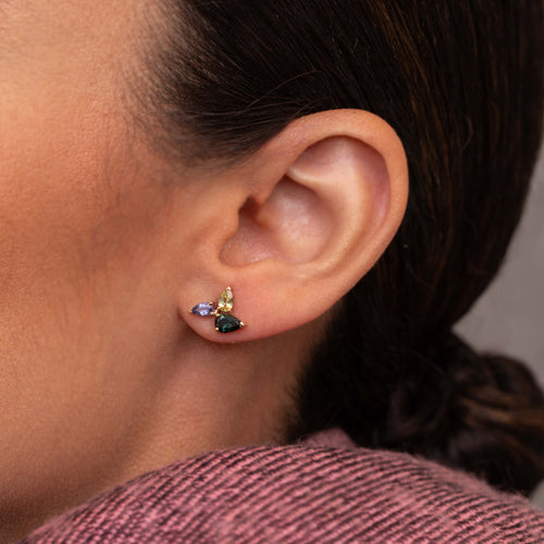 Spring Cluster Stud Earrings Image 2