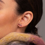 Juno Autumn Cluster Stud Earrings