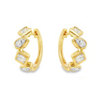 Mixed Shape Diamond Earrings