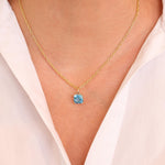 London Blue Topaz Charm