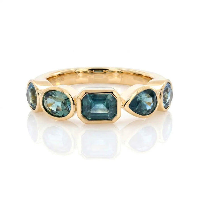 Montana Sapphire Bezel Statement Ring