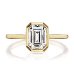 Ludlow 2.01ct Emerald Cut Diamond Engagement Ring