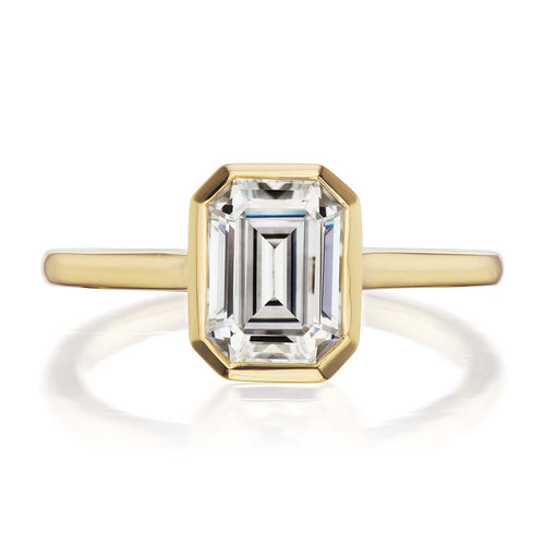Ludlow 2.01ct Emerald Cut Diamond Engagement Ring