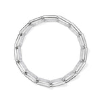 Inside/Out Diamond Link Necklace
