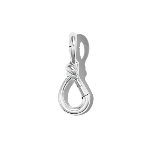White Gold True Lover's Knot Lock
