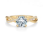 Spring Pavé Engagement Ring Setting