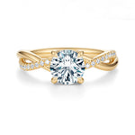 Spring Pavé Engagement Ring Setting