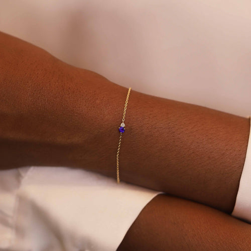 Tanzanite & Diamond Bracelet Image 2