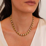 Tri-color Link Chain Necklace