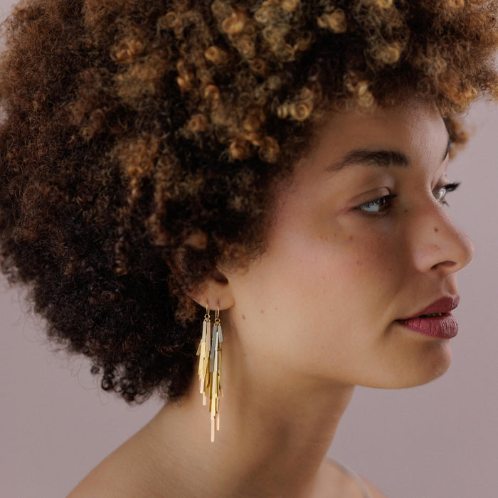 Rainbow Dawn Drop Earrings