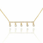 Diamond Bubble Pendant Necklace