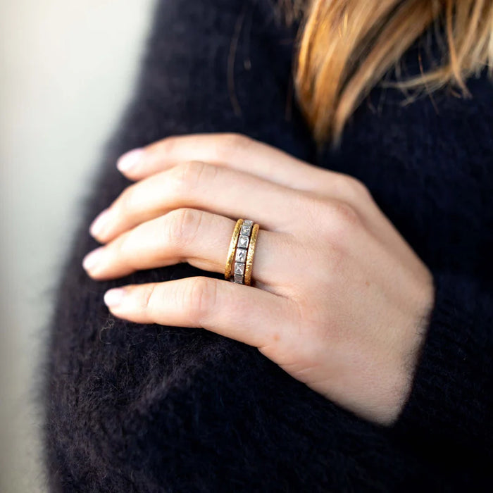 Large Julia Diamond Wedding Band