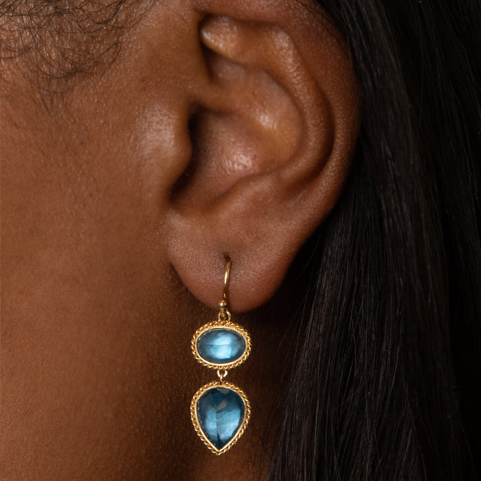 London Blue Topaz Earrings