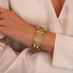 Pearl and Lapis Lazuli Bracelet