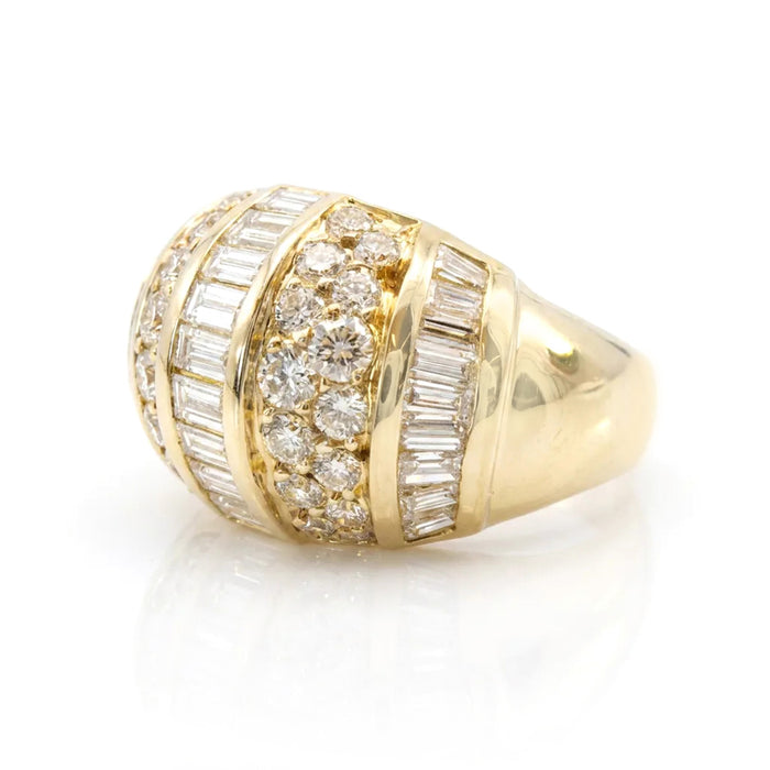 Diamond Dome Statement Ring