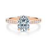 Madison Pavé Engagement Ring Setting
