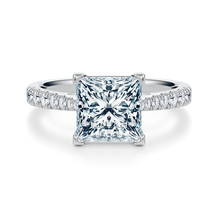 Madison Pavé Engagement Ring Setting