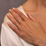 Diamond Panel Ring