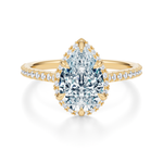 Essex Pavé Halo Engagement Ring Setting