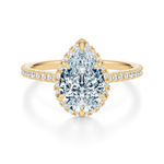 Essex Pavé Halo Engagement Ring Setting