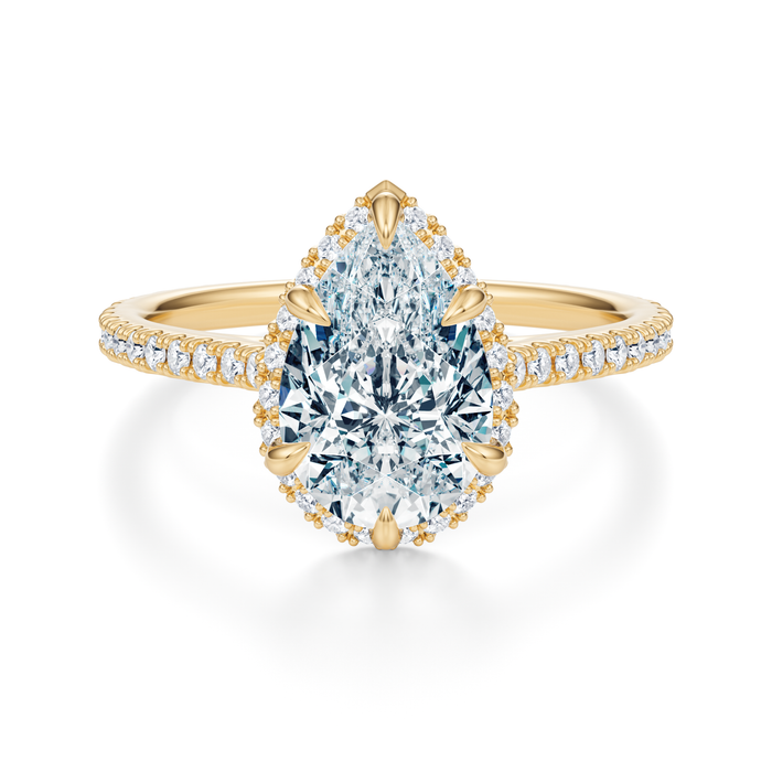 Essex Pavé Halo Engagement Ring Setting