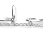 Inside/Out Diamond Link Bracelet