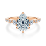Petite Elizabeth Pavé Engagement Ring Setting