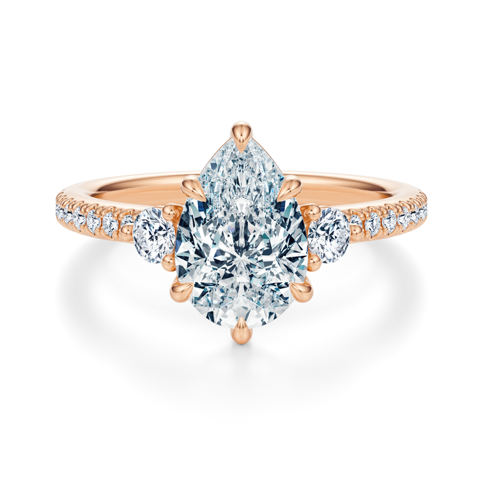 Petite Elizabeth Pavé Engagement Ring Setting